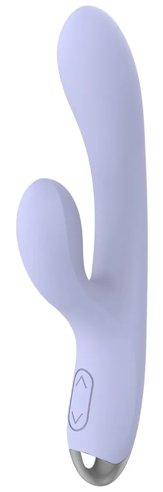 Rabbit vibrátor beau coeur Rivano Curved se dvěma motory, silikon, 20,4 cm - obrázek 4