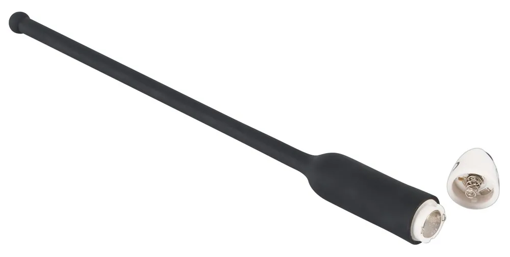 Vibrační dilatátor do močové trubice You2Toys Extra Long, silikonový, černý, 27 cm - obrázek 5