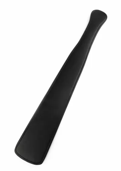 Plácačka AVANZA FEROS s krokodýlím vzorem, umělá kůže, černá, 32 cm - obrázek 4