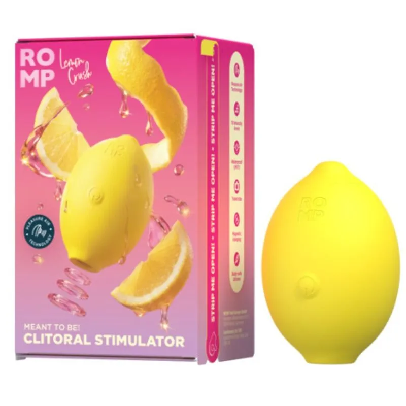 Tlakový stimulátor klitorisu ROMP Lemon Crush, žlutý - obrázek 8