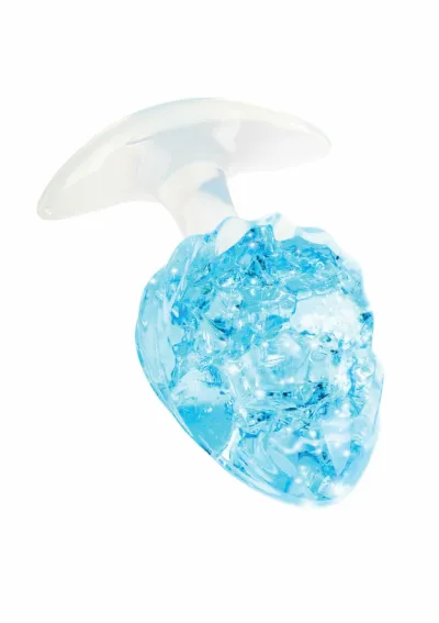 Silikonový anální kolík ToyJoy Crystal Large s krystalem, černý, 10,5 cm - obrázek 4