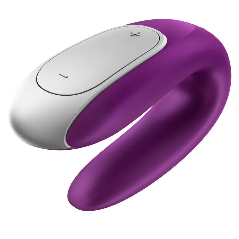 Vibrátor pro páry Satisfyer Double Fun s ovladačem a aplikací, fialový - obrázek 9