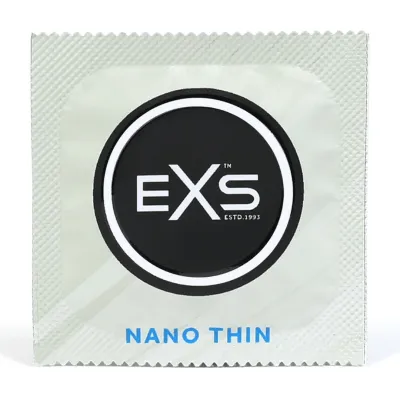 Ultratenké kondomy EXS Nano Thin, 53 mm, bez zápachu latexu, 3 ks - obrázek 2