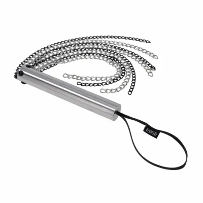 Řetězové důtky Sportsheets Edge Chain Flogger, kovové, černé, 54 cm - obrázek 6