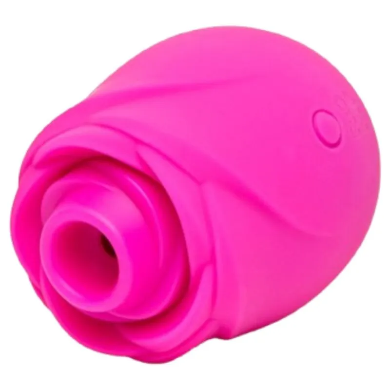 Tlakový stimulátor klitorisu ROMP Rose ve tvaru růže, růžový