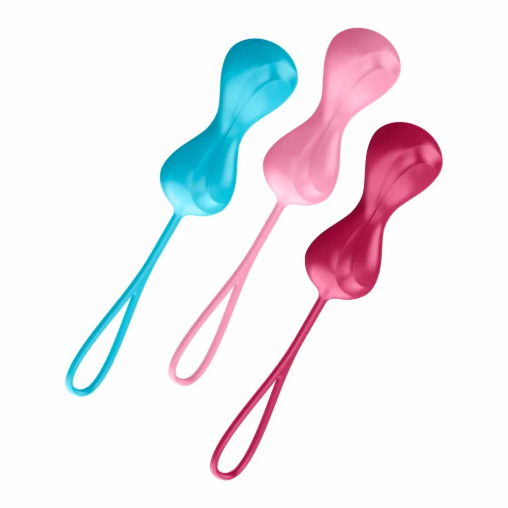 Venušiny kuličky Satisfyer Power Balls, tréninková sada 3 ks