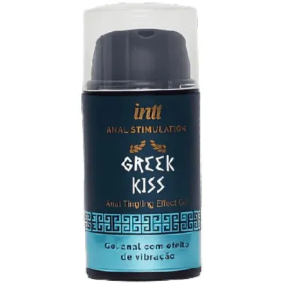 Stimulační anální gel INTT Greek Kiss, chladivý a vibrační efekt, máta, 15 ml - obrázek 2