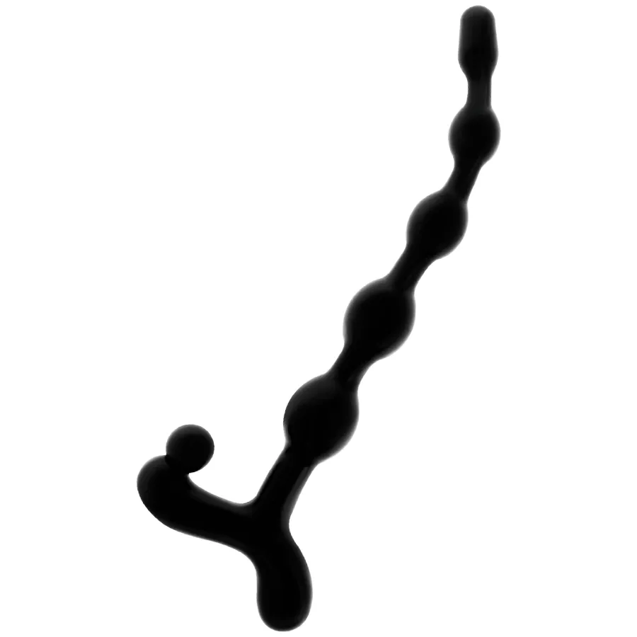 Anální kuličky Addicted Toys, 22 cm, černé - obrázek 2