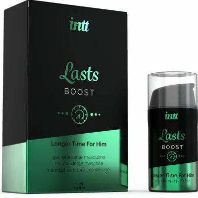Gel na oddálení ejakulace INTT Lasts s hřebíčkem a mátou, 15 ml - obrázek 2