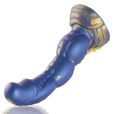 Silikonové dildo EPIC Poseidon Sea Embrace, 22 cm, modré - obrázek 7