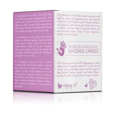 Masážní svíčka Magnetifico Intimate Candle s feromony, černý rybíz a kiwi, 70 ml - obrázek 6