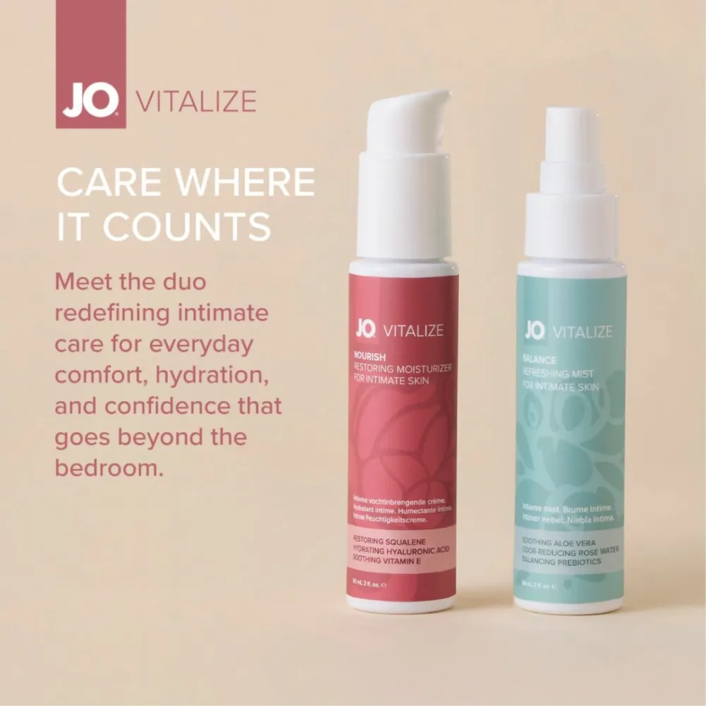 Hydratační intimní krém JO Vitalize Nourish, bez parfemace, 60 ml - obrázek 7