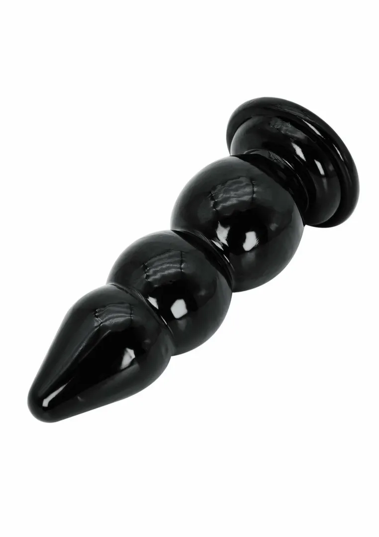 Anální kolík Hidden Desire Extreme Buttplug Balls XXL, 23 cm, černý - obrázek 3
