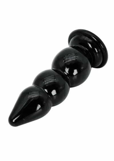 Anální kolík Hidden Desire Extreme Buttplug Balls XXL, 23 cm, černý - obrázek 3