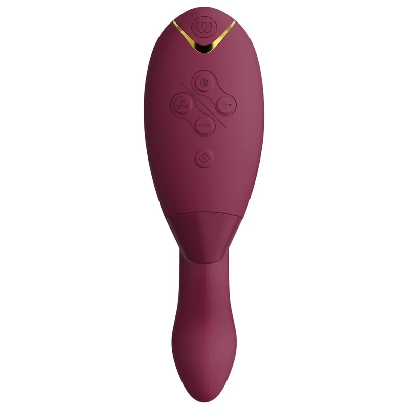 Rabbit vibrátor s tlakovým stimulátorem klitorisu Womanizer Duo 2, bordó - obrázek 3