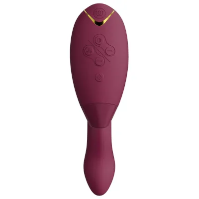 Rabbit vibrátor s tlakovým stimulátorem klitorisu Womanizer Duo 2, bordó - obrázek 3