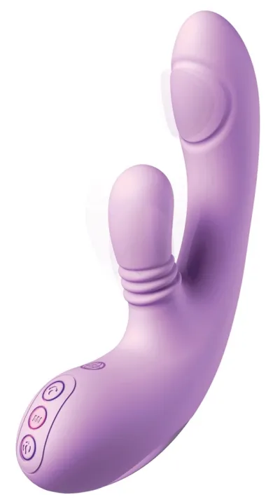 Rabbit vibrátor na bod G a klitoris Fantasy For Her IntiMotion Flutter Pro, fialový - obrázek 3