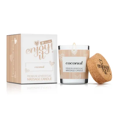 Masážní svíčka Magnetifico s feromony, kokos, 70 ml - obrázek 2