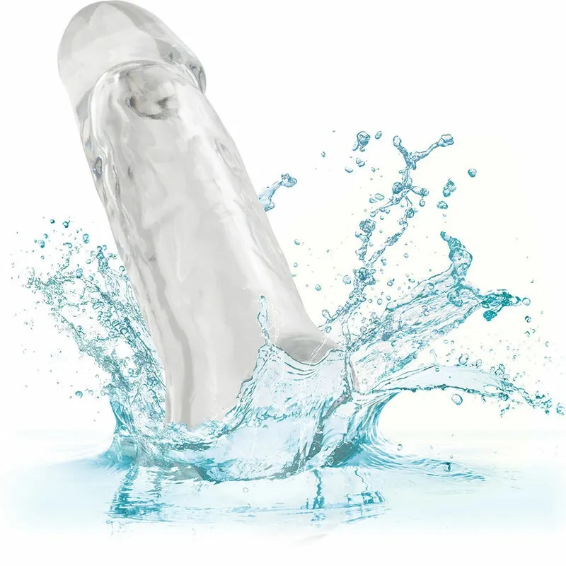 Návlek na penis CalExotics Performance Maxx Clear Extension, průhledný, 19 cm - obrázek 7