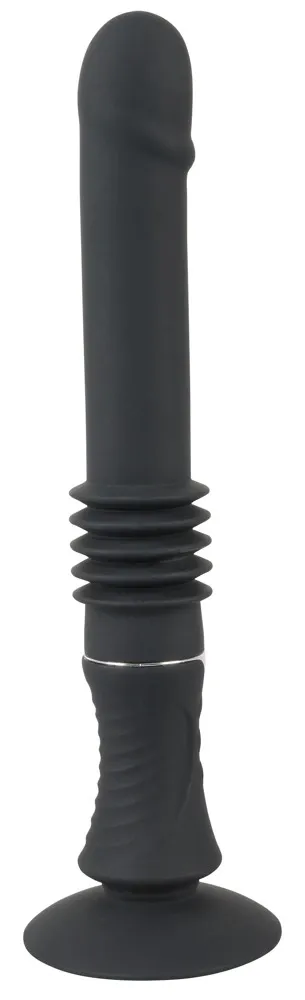 Přenosný přirážecí vibrátor You2Toys s přísavkou, 7 režimů vibrací, černý, 28,5 cm - obrázek 4