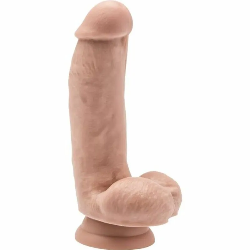 Realistické dildo Get Real s varlaty, 12 cm, tělové