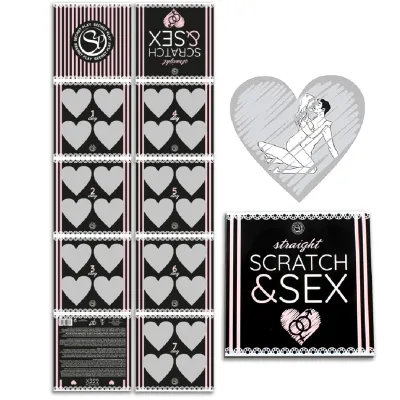 Stírací erotická hra Scratch & Sex pro heterosexuální páry, Secret Play - obrázek 2