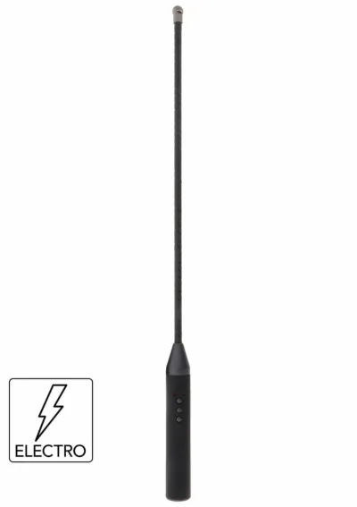 Rákoska s elektrostimulací Hidden Desire Electro Shock Cane, ohebná, nabíjecí, černá