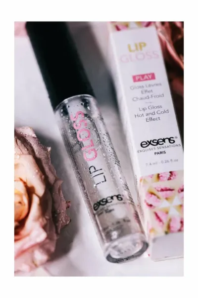 Brnivý lesk na rty EXSENS Strawberry, jahoda, 7,4 ml - obrázek 5