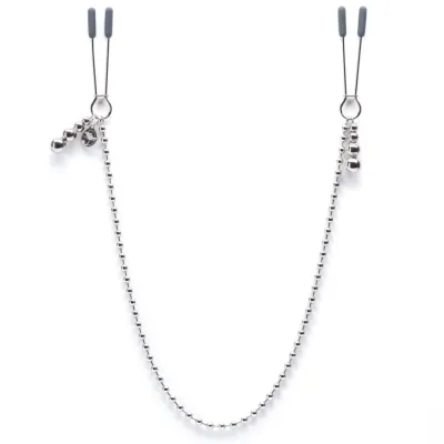 Svorky na bradavky s řetízkem Fifty Shades of Grey Darker At My Mercy, 48,3 cm
