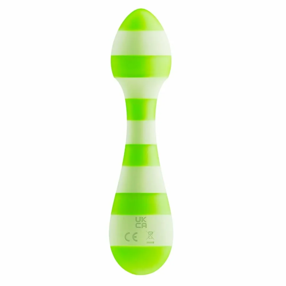 Cestovní masážní hlavice Glitz Green Girl, ohebná, nabíjecí, zelená, 14,5 cm - obrázek 4