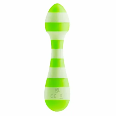 Cestovní masážní hlavice Glitz Green Girl, ohebná, nabíjecí, zelená, 14,5 cm - obrázek 4