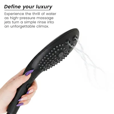 Sprchová hlavice se stimulací klitorisu Womanizer Wave, černá - obrázek 8