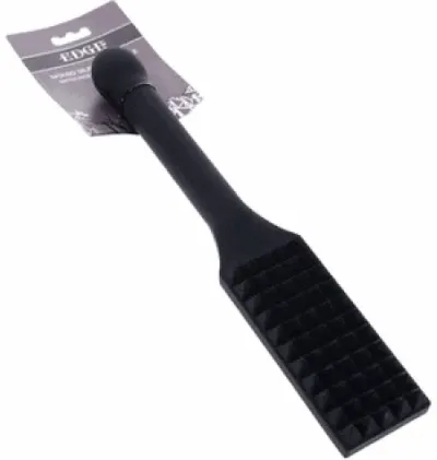 Silikonová plácačka s hroty Sportsheets Edge Spiked Paddle, kovové jádro, černá - obrázek 8