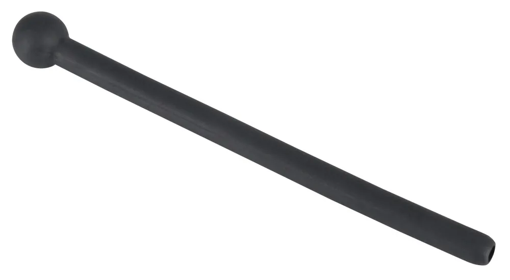 Dutý silikonový dilatátor do močové trubice Mystim, černý, 11,8 cm - obrázek 4