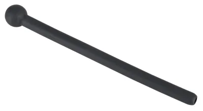 Dutý silikonový dilatátor do močové trubice Mystim, černý, 11,8 cm - obrázek 4