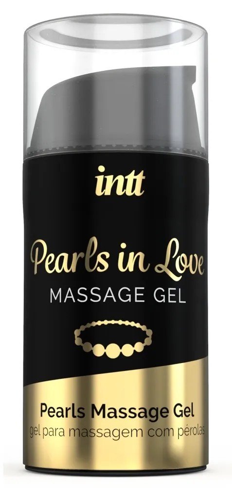 Masážní sada INTT Pearls in Love, perlový náhrdelník a silikonový gel 15 ml - obrázek 4