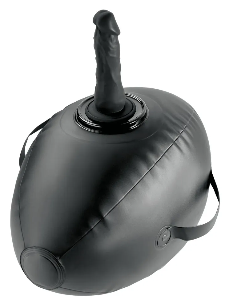 Nafukovací míč s dildem Fetish Fantasy Series Body Dock, 41,9 cm, černý - obrázek 2