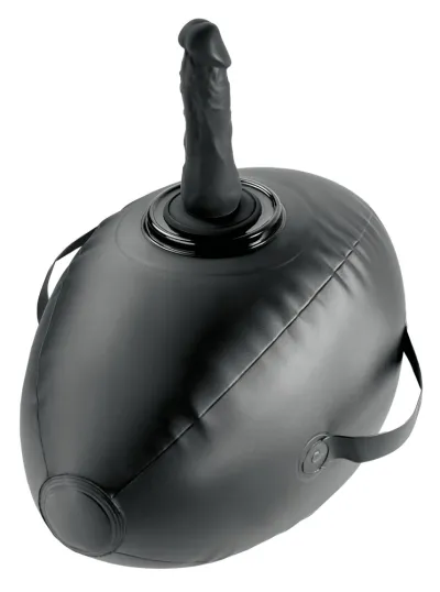 Nafukovací míč s dildem Fetish Fantasy Series Body Dock, 41,9 cm, černý - obrázek 2