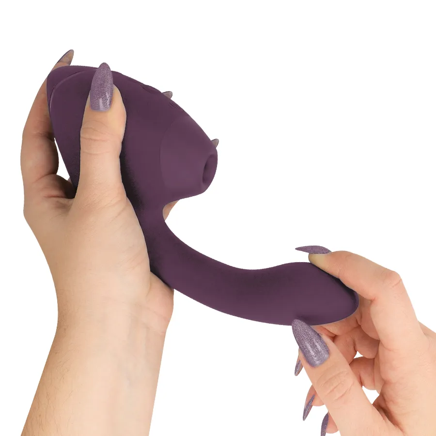 Rabbit vibrátor s tlakovým stimulátorem klitorisu Womanizer Duo Next, tmavě fialový - obrázek 6