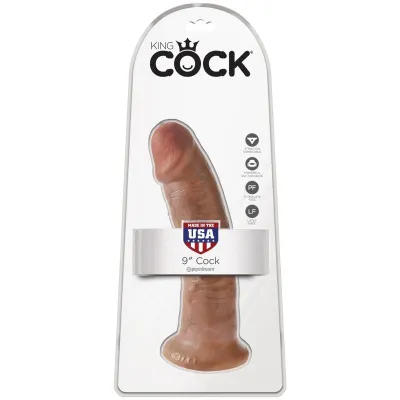 Realistické dildo King Cock s přísavkou, 21,7 cm, karamelové - obrázek 6