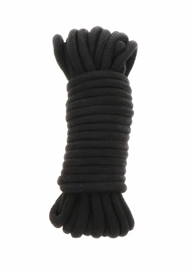 Měkké bondage lano Hidden Desire z polypropylenu, 3 m, černé