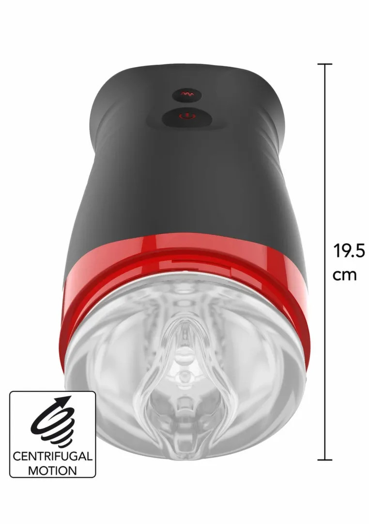 Automatický rotační masturbátor Hidden Desire Fusion X Quantum Cyclone, černý