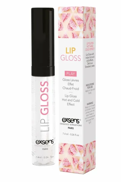 Brnivý lesk na rty EXSENS Strawberry, jahoda, 7,4 ml - obrázek 2