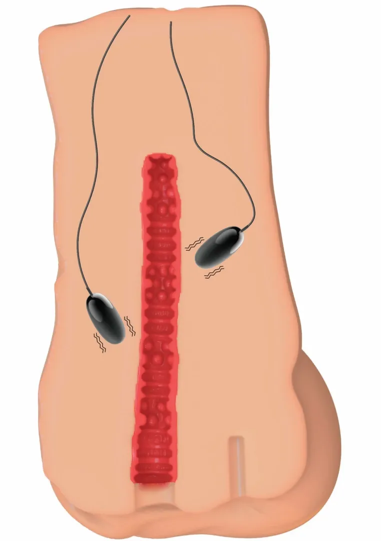 Vibrační masturbátor Bangers by Hidden Desire Dual Bullet z TPE, 10 režimů, tělový - obrázek 5