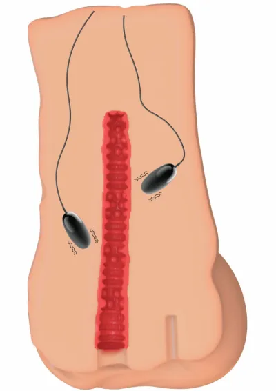 Vibrační masturbátor Bangers by Hidden Desire Dual Bullet z TPE, 10 režimů, tělový - obrázek 5