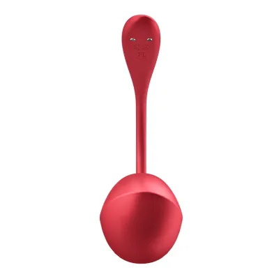 Nositelný vibrátor na bod G Satisfyer Shiny Petal s ovladačem a aplikací, červený - obrázek 3