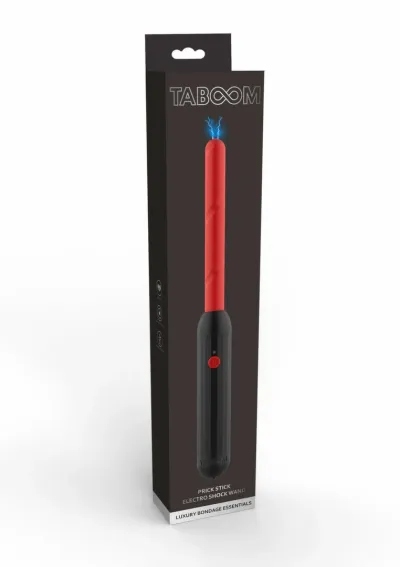 Elektrostimulační jiskřící hůlka Taboom Prick Stick, nabíjecí, černá - obrázek 3