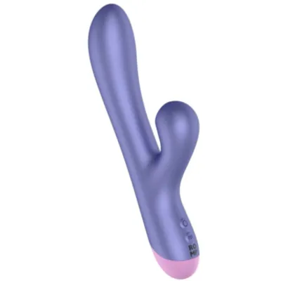 Rabbit vibrátor ROMP Pulse s tlakovou stimulací klitorisu, modrý - obrázek 4