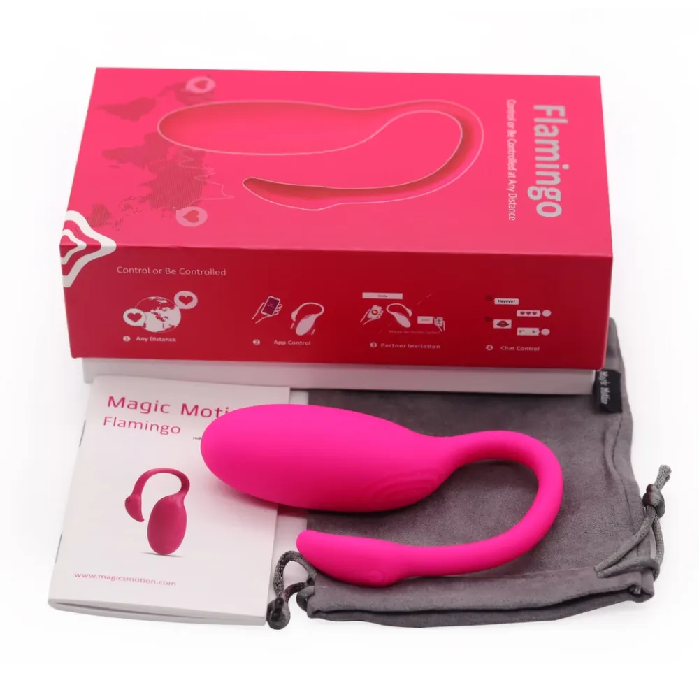 Chytrý vibrátor Magic Motion Flamingo s ovládáním aplikací, růžový, 7,2 cm - obrázek 5