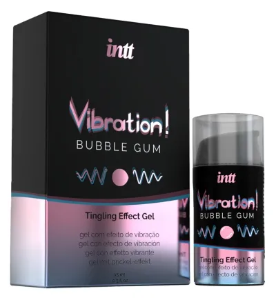 Vibrační stimulační gel INTT Vibration, žvýkačka, 15 ml - obrázek 3